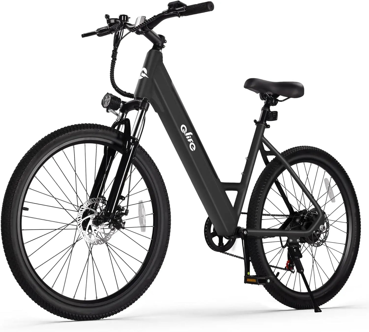 Cityone Step Thru Electric Bike for Adults – 26" E-Bike Ride