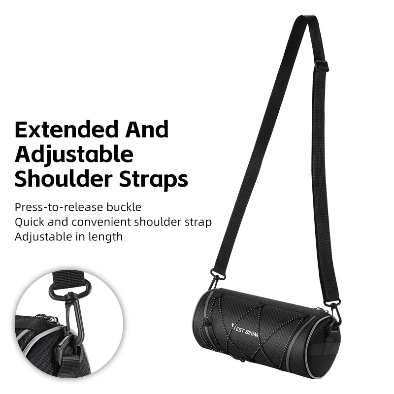 Bicycle Handlebar Bag – Waterproof 2L Front Tube Bag | WEST BIKING