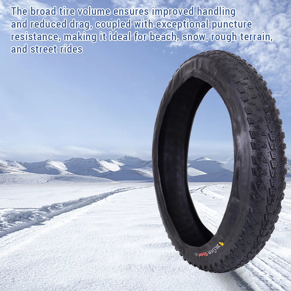 LIXADA 20x3.0 Fat Bike Tire | Folding Snow & Beach Bicycle Tire