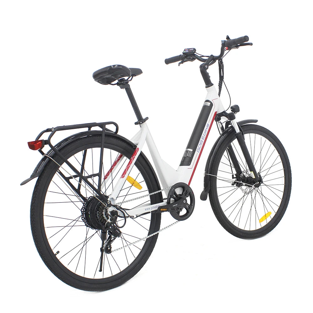 Retro 700C Women's Electric City Bike | Step-Through Urban E-Bike