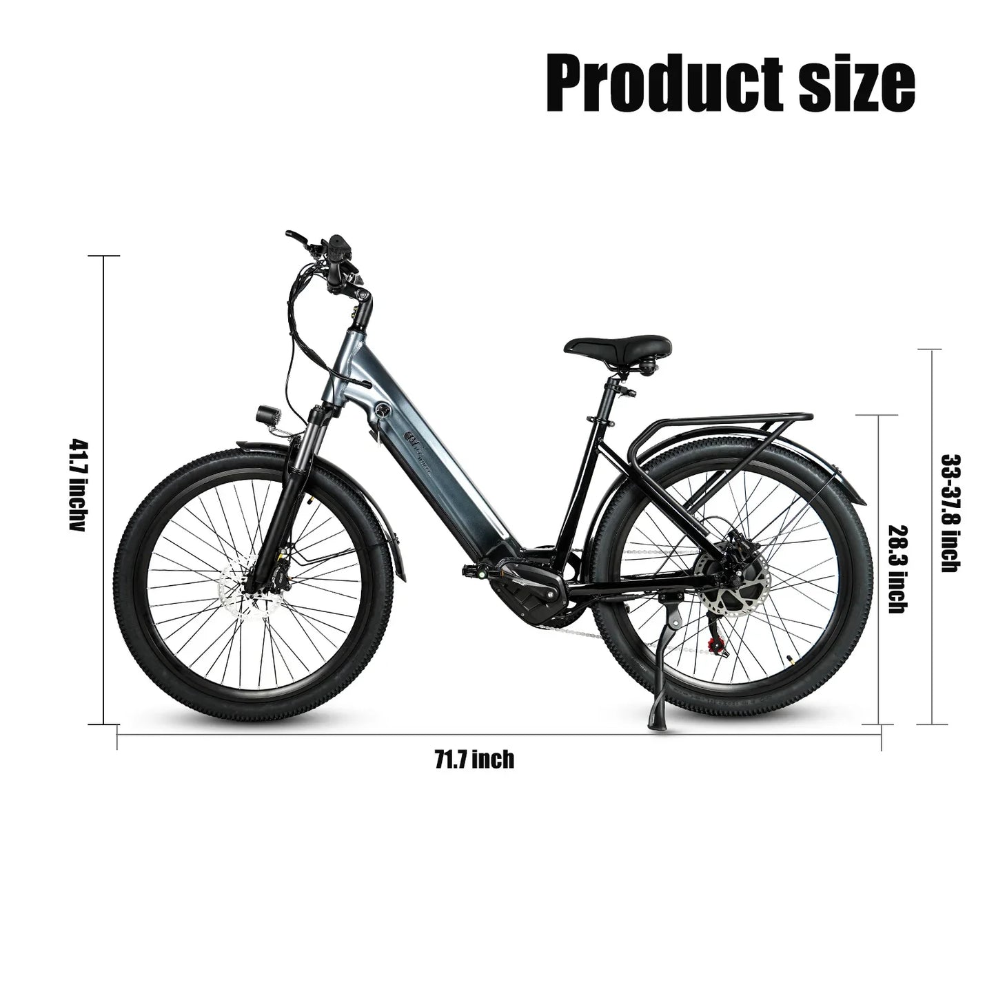 Hot-Selling CMACEWHEEL L26 Step-Through E-bike 750W – Fat Tire Power and Style