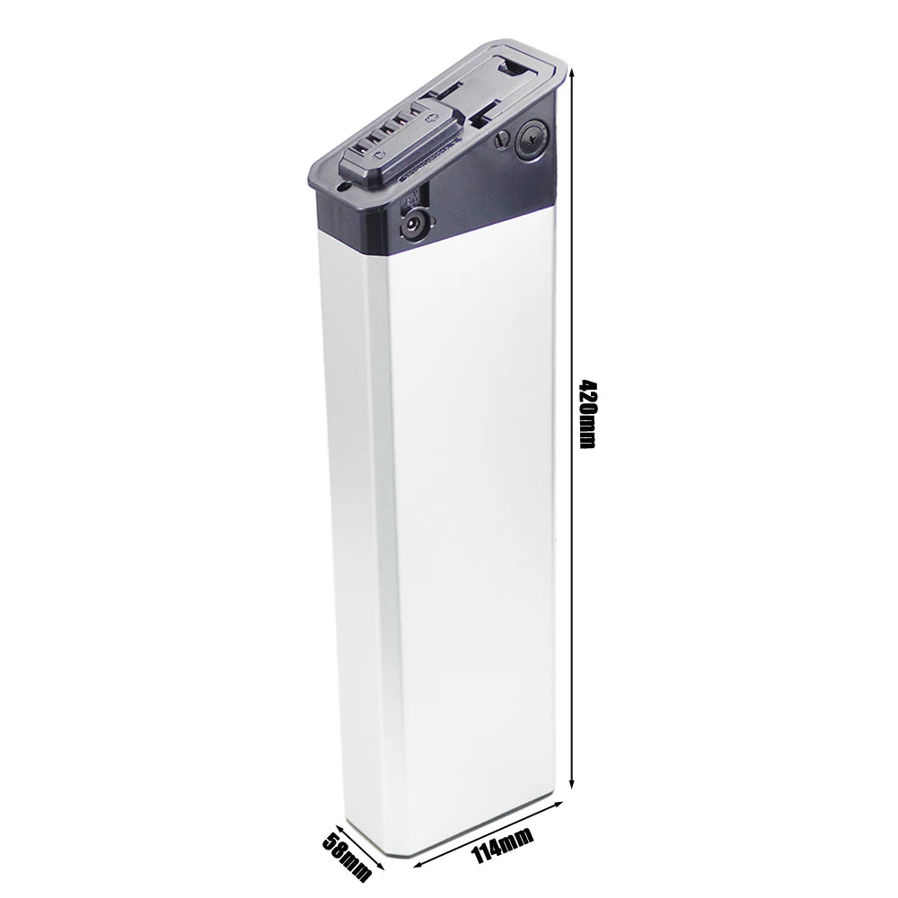 48V 17.5Ah Removable Lithium Battery Pack for 250W–1000W Folding E-Bikes