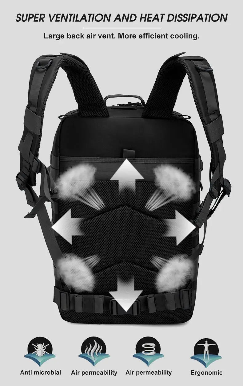 TOPX 45L/25L Tactical Backpack