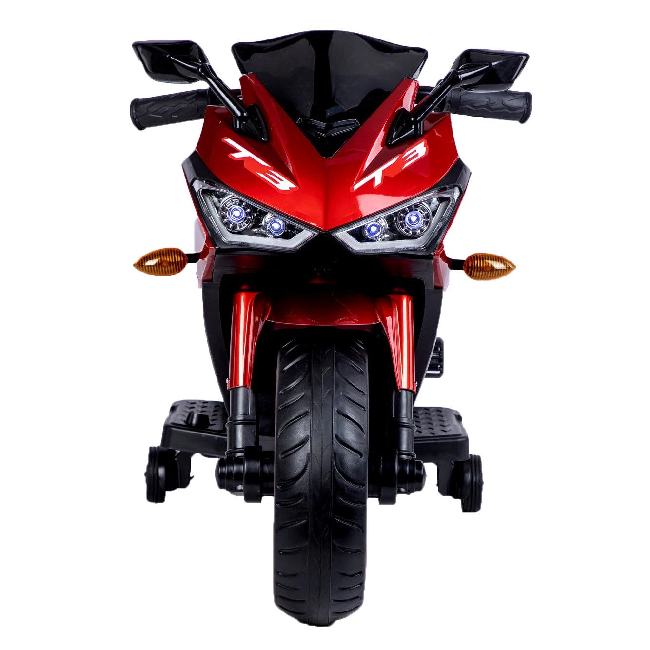 12V Kids Motorcycle Ride-On Toy with Training Wheels