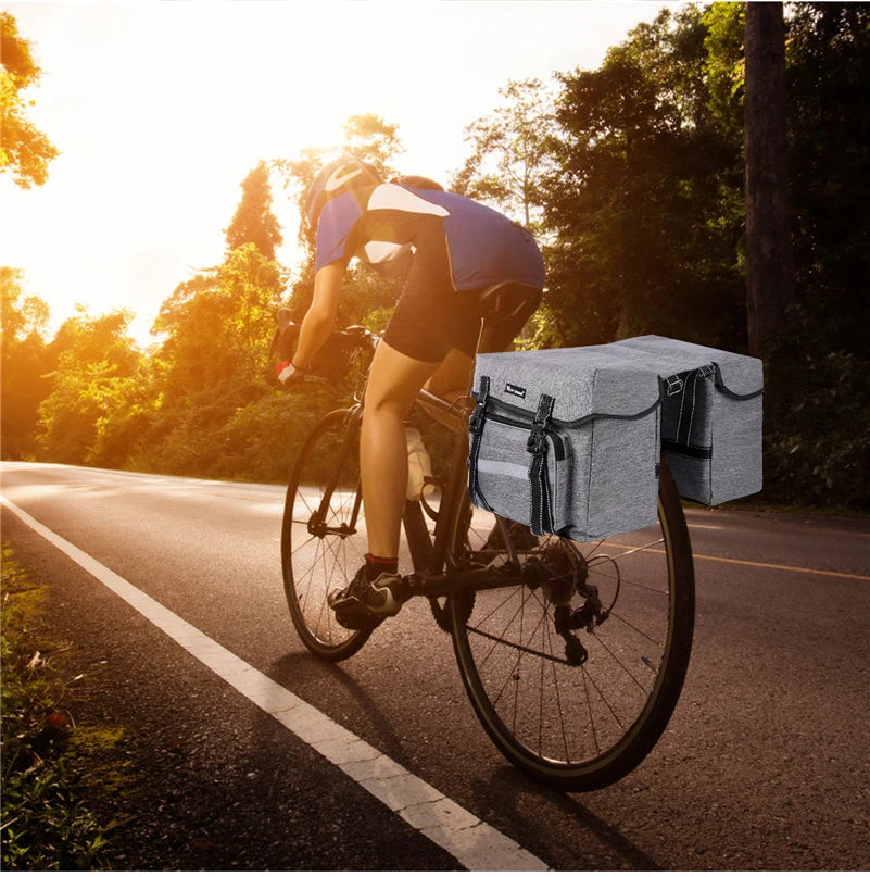 WEST BIKING 25L E-Bike Rear Seat Pannier Bag – Double Trunk