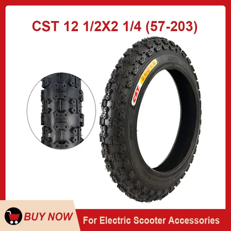 Best 12 Inch Tire – 12 1/2 x 2 1/4 (57-203) for Gas & E-Scooters, E-Bikes, and Bicycles
