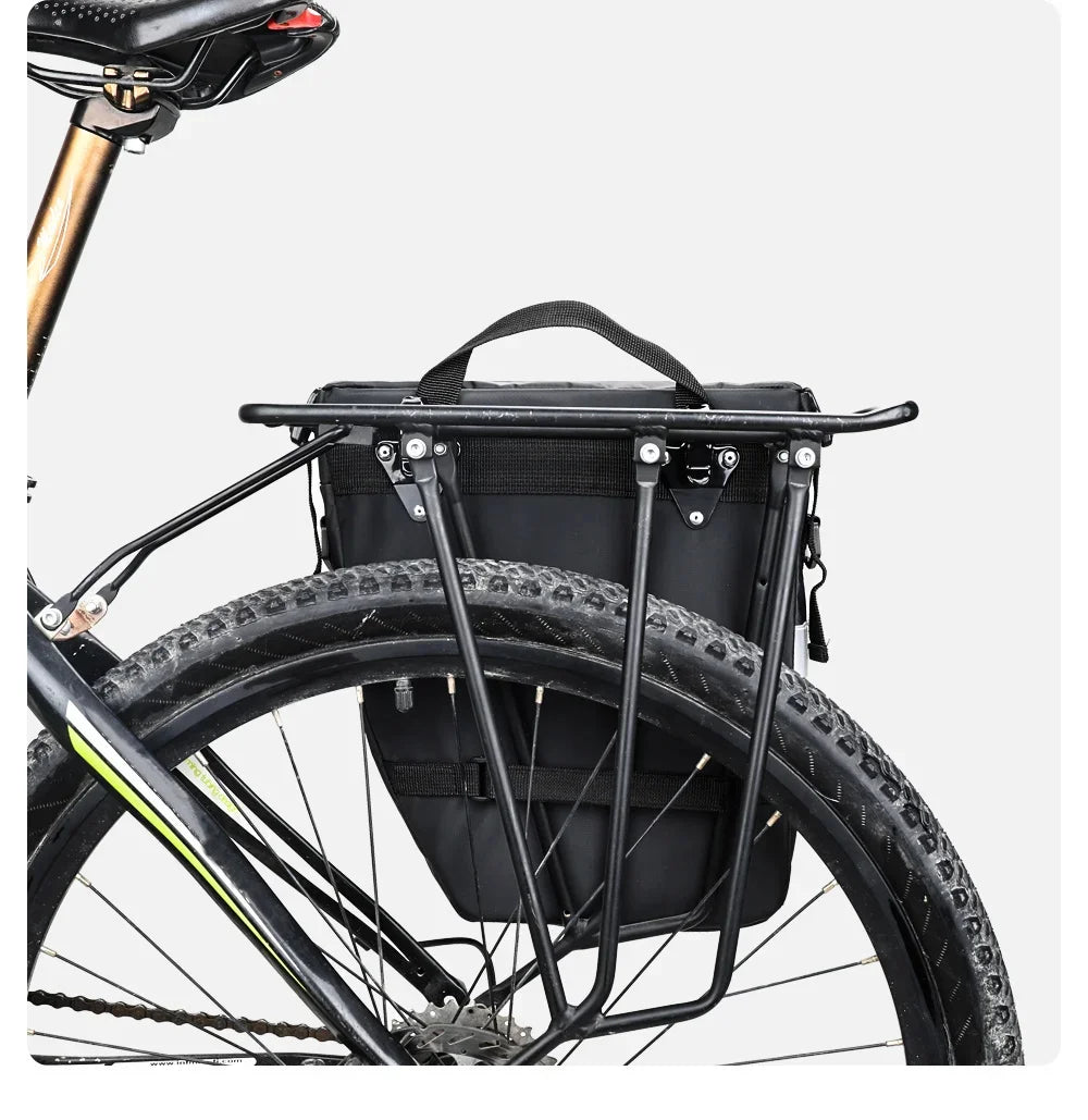 Bicycle Pannier Bag – Waterproof 3-in-1 Saddle Backpack | Rhinowalk