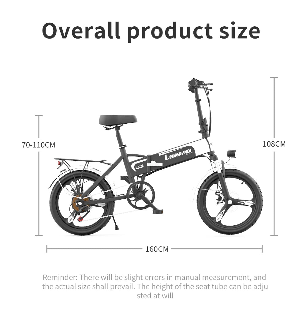 Folding Mini Electric Bike 500W | EKX XT-5 Compact E-Bike