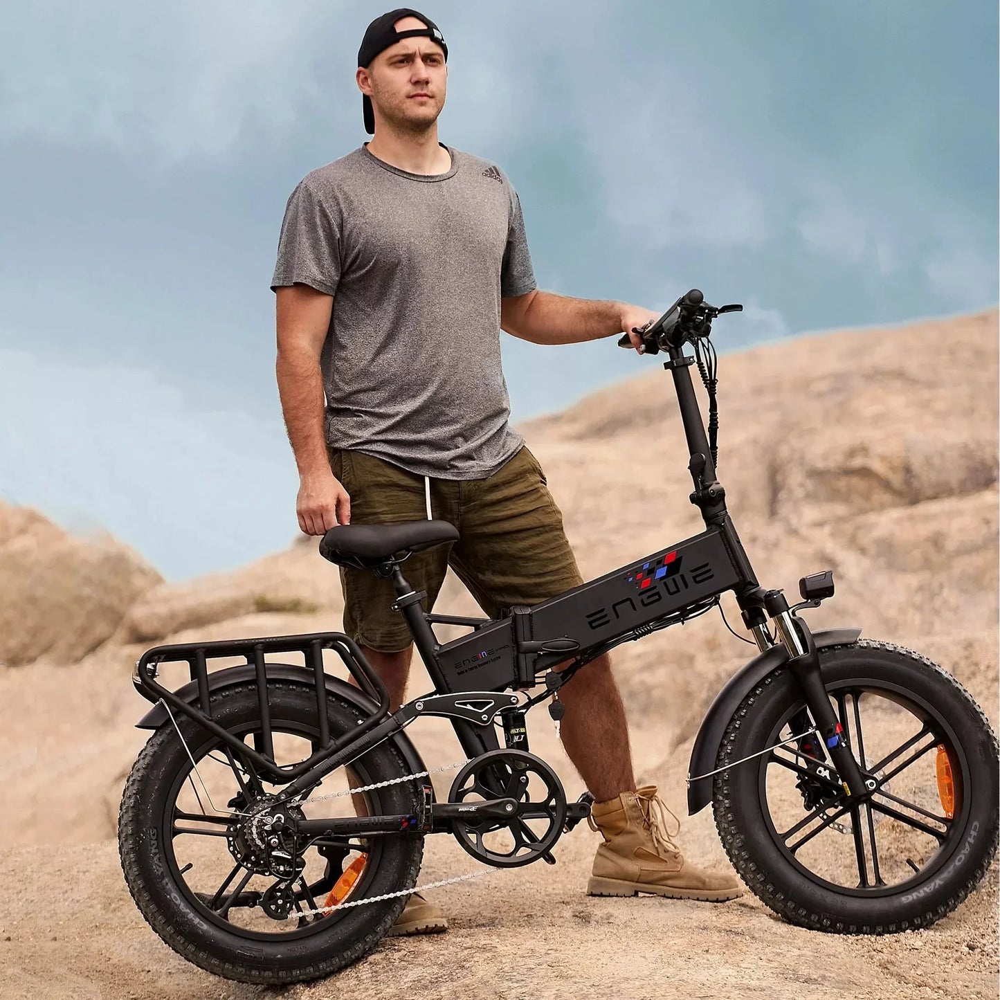 Engwe LE20 250W Electric Cargo Bike | Dual Battery 38.4Ah