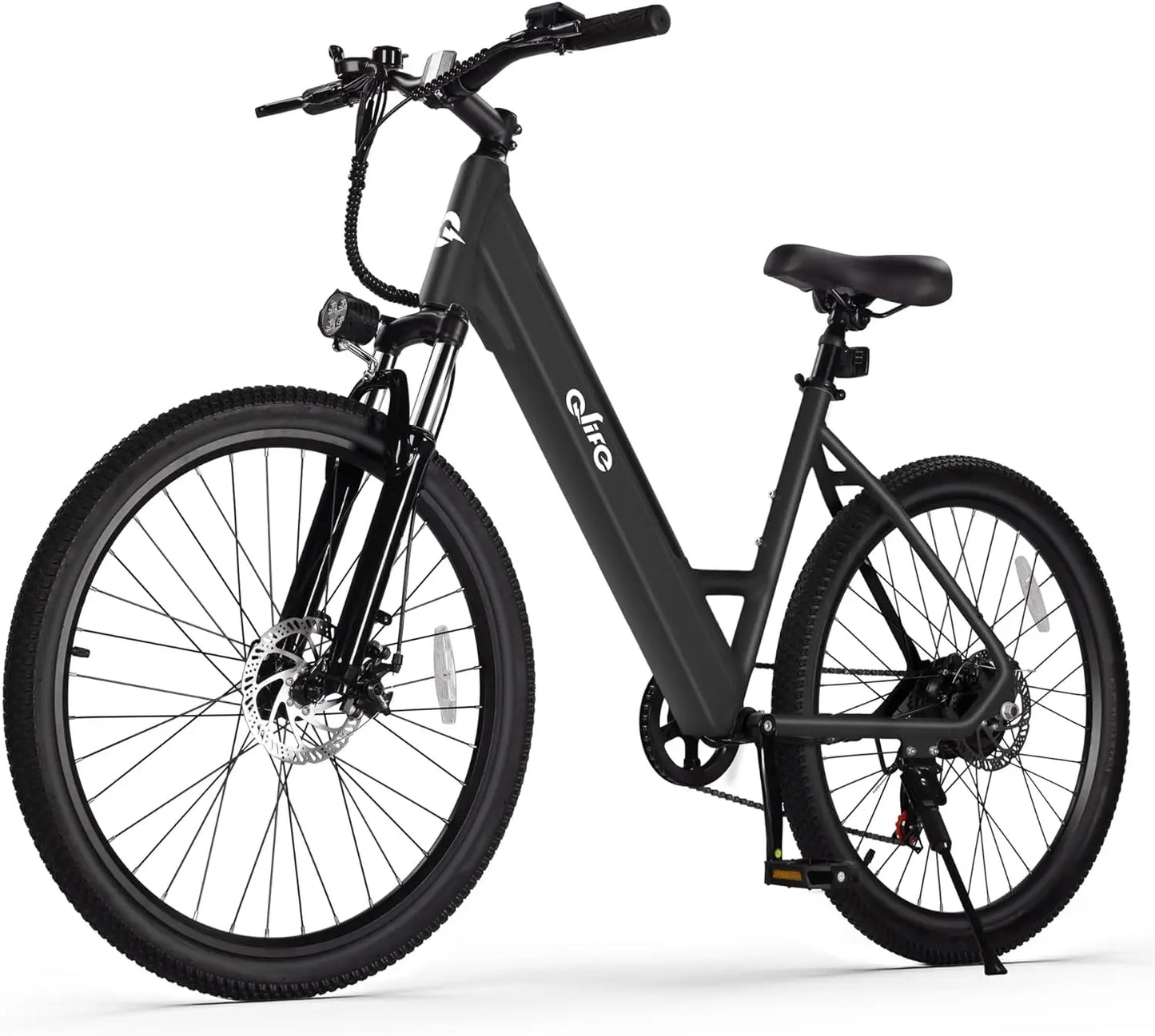 Cityone Step Thru Electric Bike for Adults – 26" E-Bike Ride