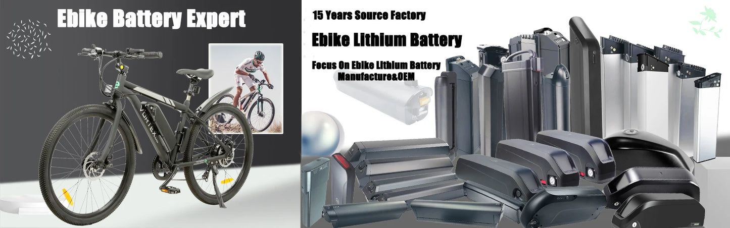 48V 17.5Ah Removable Lithium Battery Pack for 250W–1000W Folding E-Bikes