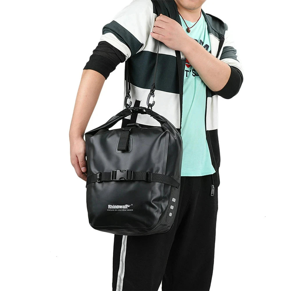 Rhinowalk Waterproof E-Bike Pannier Bag 2-Pack – 20L Each