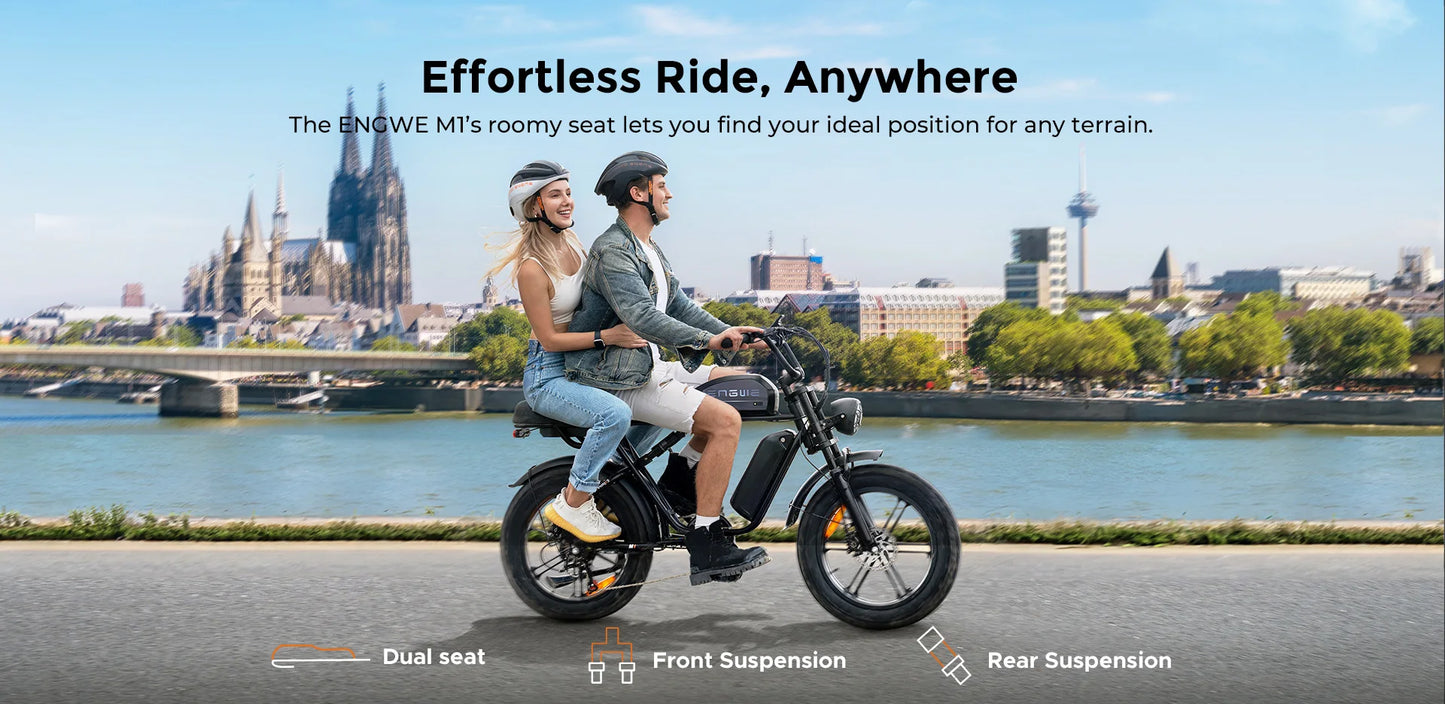 ENGWE M1 Adult Electric Bicycle 250W 48V Dual Battery