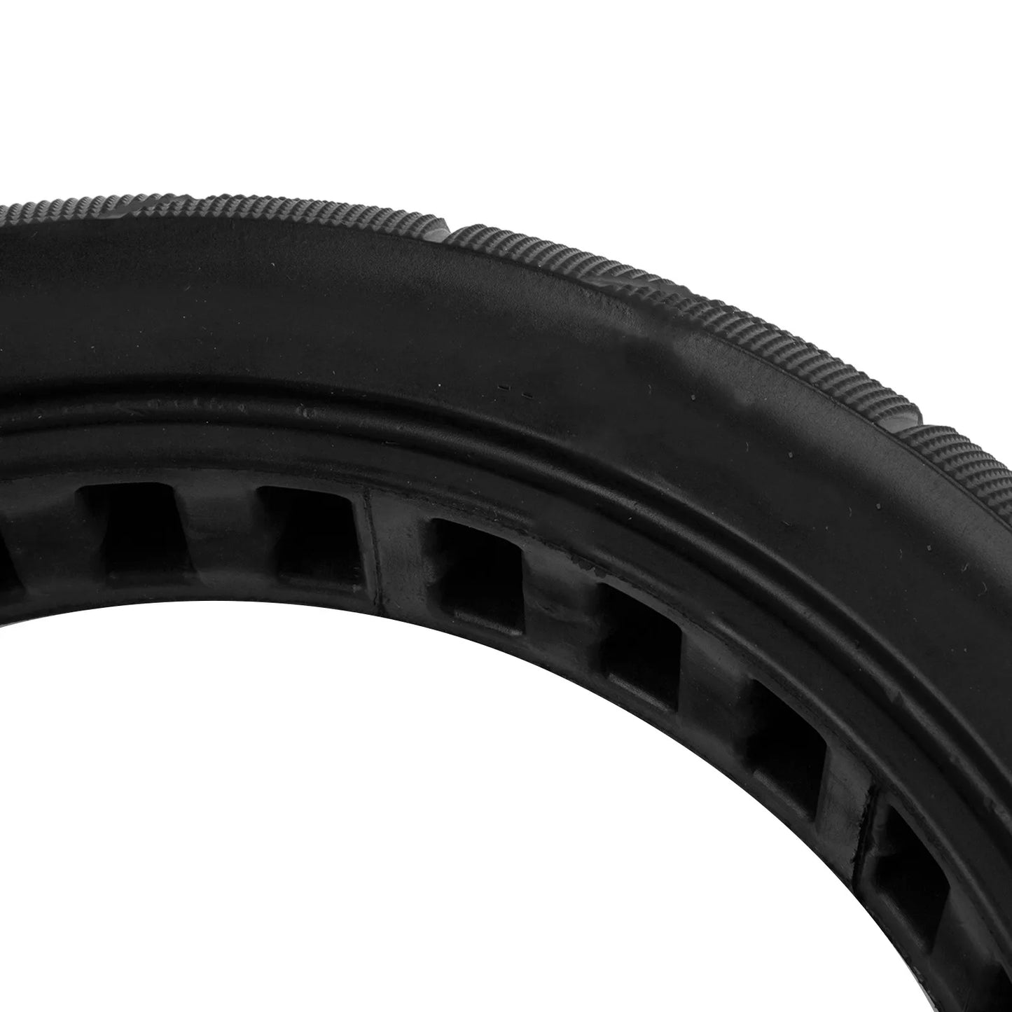 14x2.50 Solid Tire for Electric Bike – Honeycomb, Shock-Absorbing, Explosion-Proof