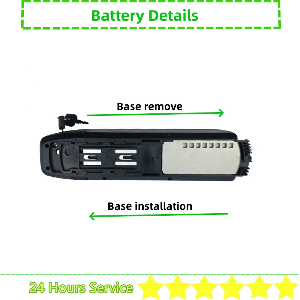 Hailong Ebike Battery 36V 48V 52V | Long Range Lithium Power