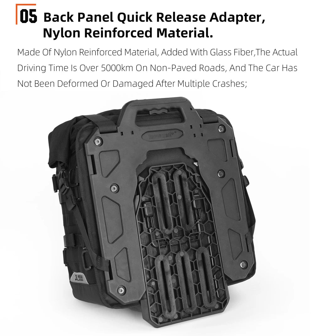 Motorcycle Pannier Bag – Waterproof 35L Saddle Bags | Rhinowalk