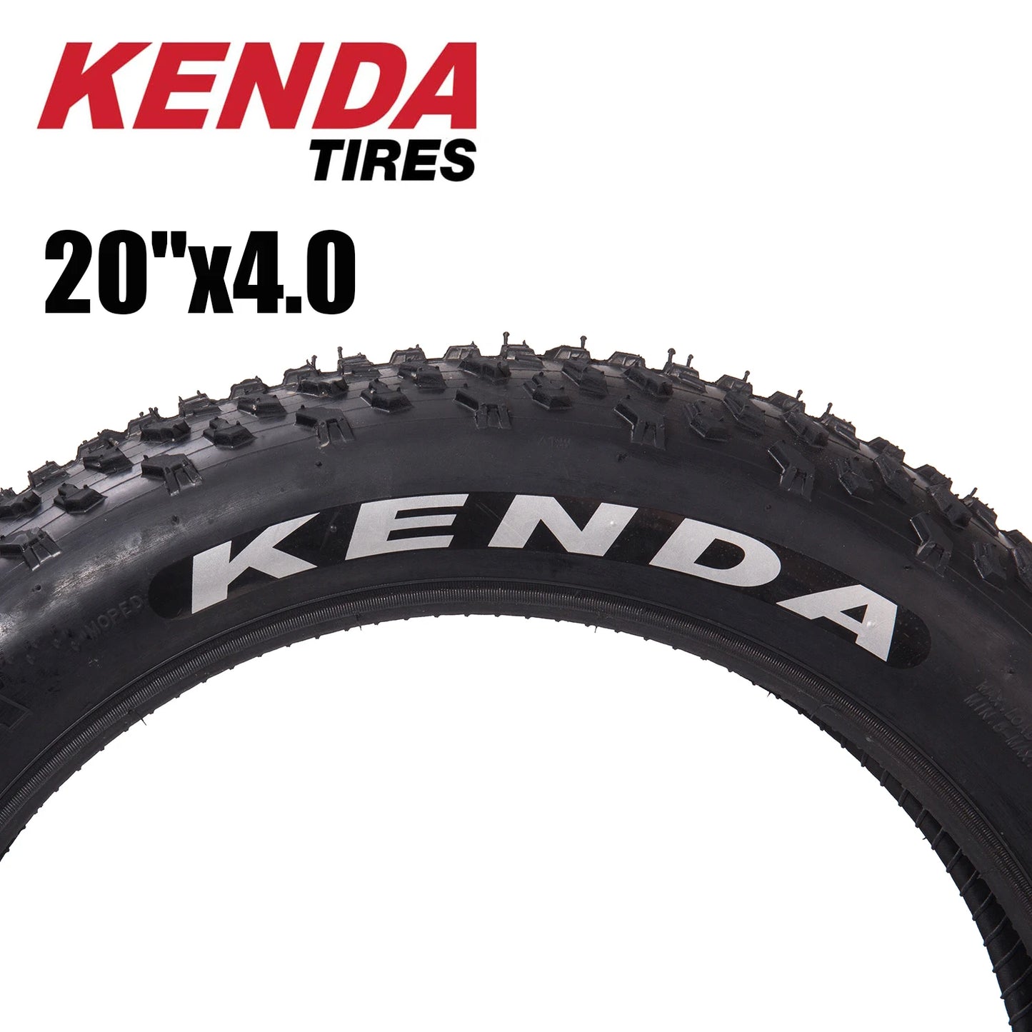 Kenda K1188 Krusade 20x4.0 e-bike fat tire. SRC wire clincher design for mountain bikes. Durable, grippy, and reliable. Free shipping from Electric Bikes & Accessories.