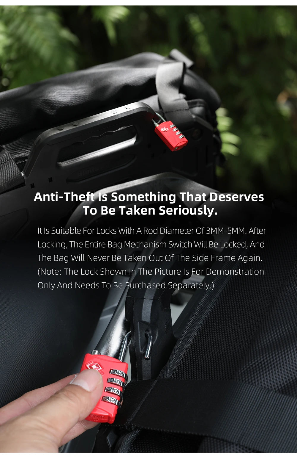 Motorcycle Pannier Bag – Waterproof 35L Saddle Bags | Rhinowalk