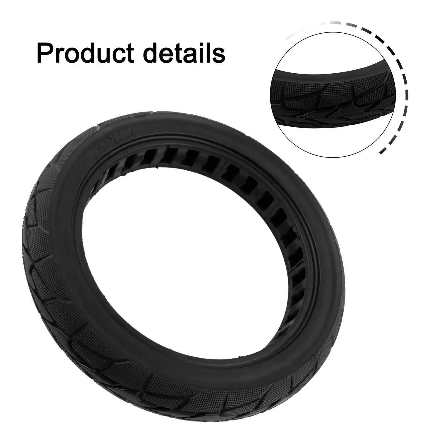 14x2.50 Solid Tire