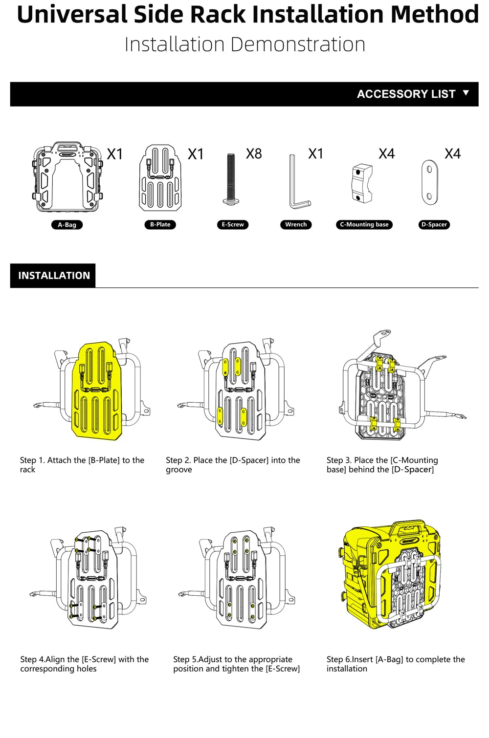 Motorcycle Pannier Bag – Waterproof 35L Saddle Bags | Rhinowalk