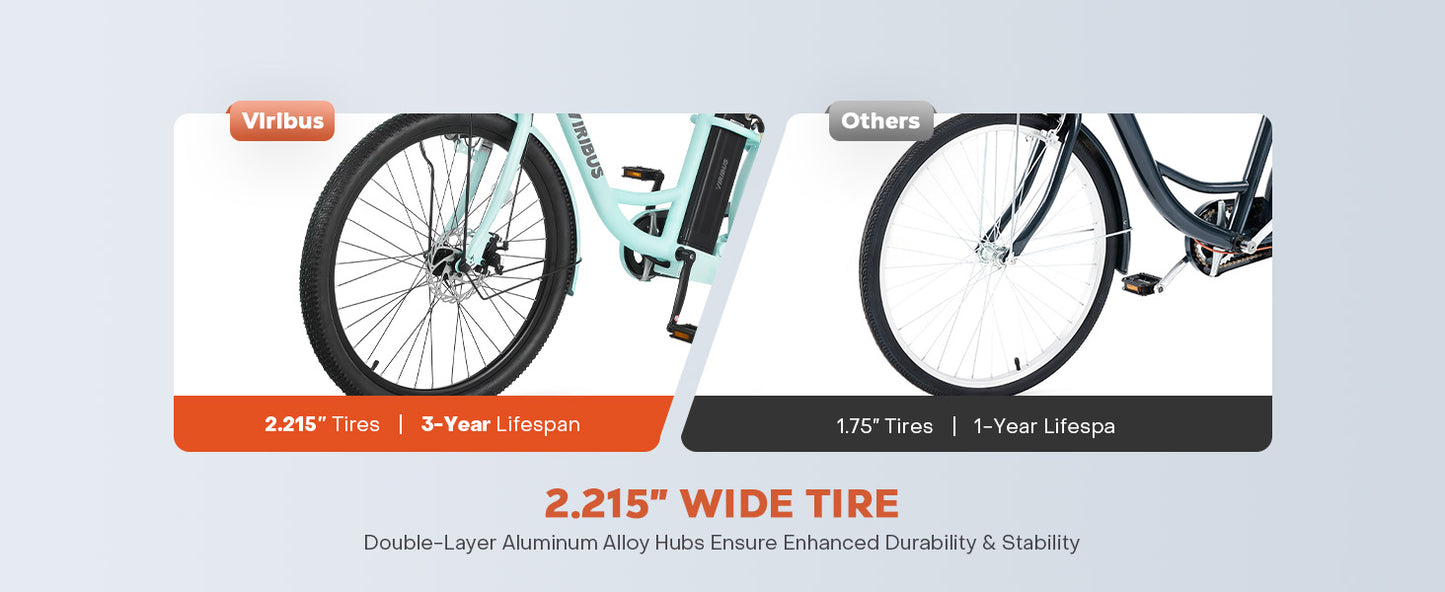 Electric Bike for Adults 350W 36V 26-Inch Shimano 7-Speed
