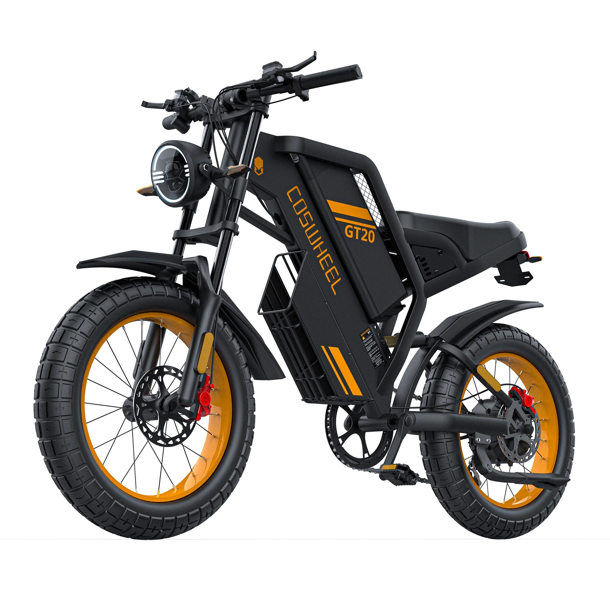 2000W Electric Bike 20 Inch Fat Tires 48V 25AH Removable Battery Electric Bikes & Accessories