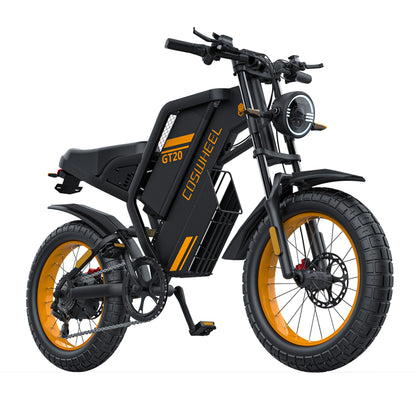 2000W Electric Bike 20 Inch Fat Tires 48V 25AH Removable Battery Electric Bikes & Accessories