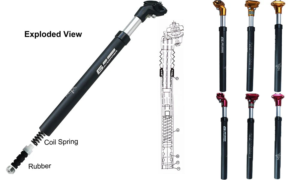 Upgrade Your Ride with the ZOOM MTB Suspension Seatpost.