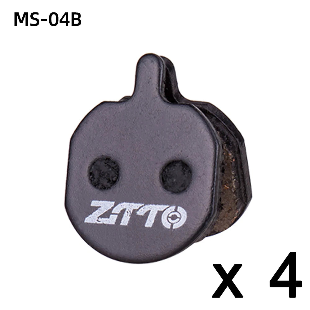 ZTTO 4 Pairs MTB Semi-Metallic Brake Pads for Bicycle Disc Brakes My Store