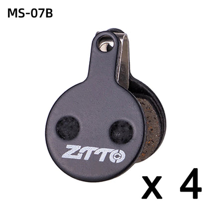 ZTTO 4 Pairs MTB Semi-Metallic Brake Pads for Bicycle Disc Brakes My Store