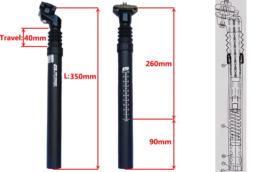 Upgrade Your Ride with the ZOOM MTB Suspension Seatpost