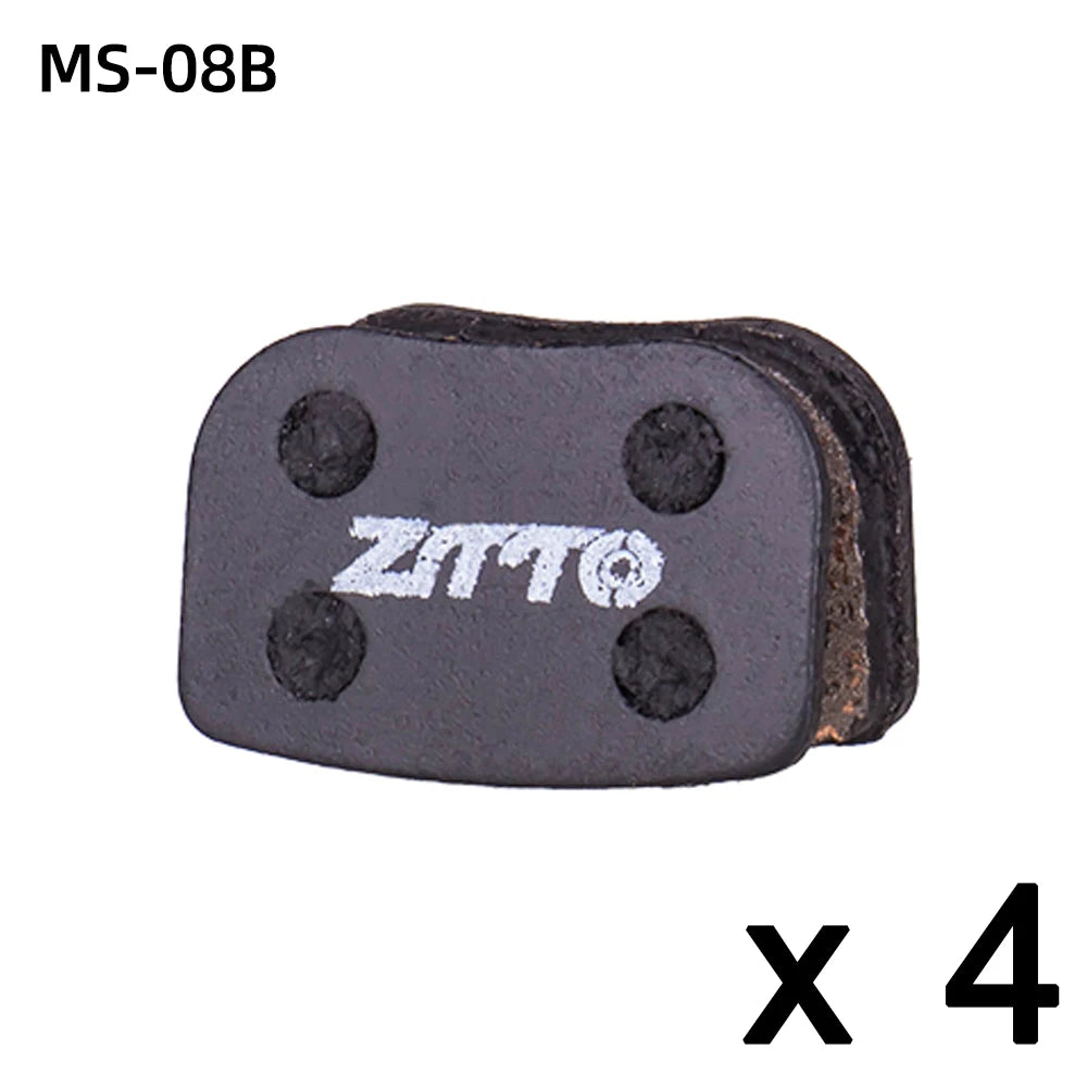 ZTTO 4 Pairs MTB Semi-Metallic Brake Pads for Bicycle Disc Brakes My Store