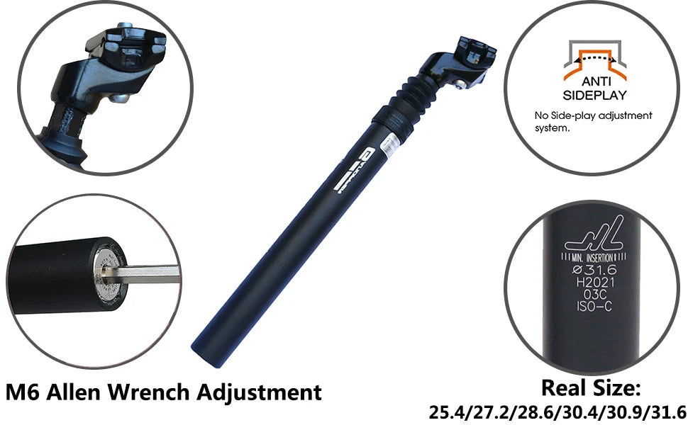 Upgrade Your Ride with the ZOOM MTB Suspension Seatpost