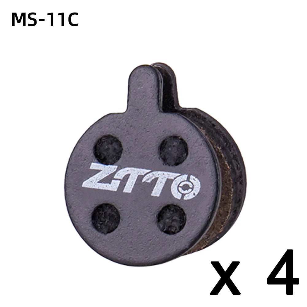 ZTTO 4 Pairs MTB Semi-Metallic Brake Pads for Bicycle Disc Brakes My Store