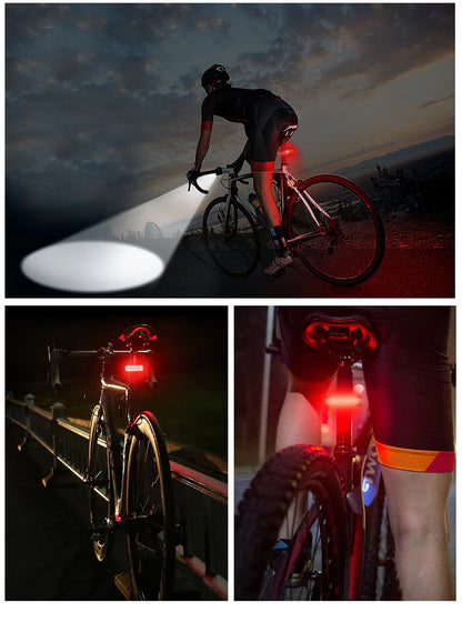 10000mAh 6-8 LED Bike Light USB Rechargeable 3600 Lumens Bike Headlight