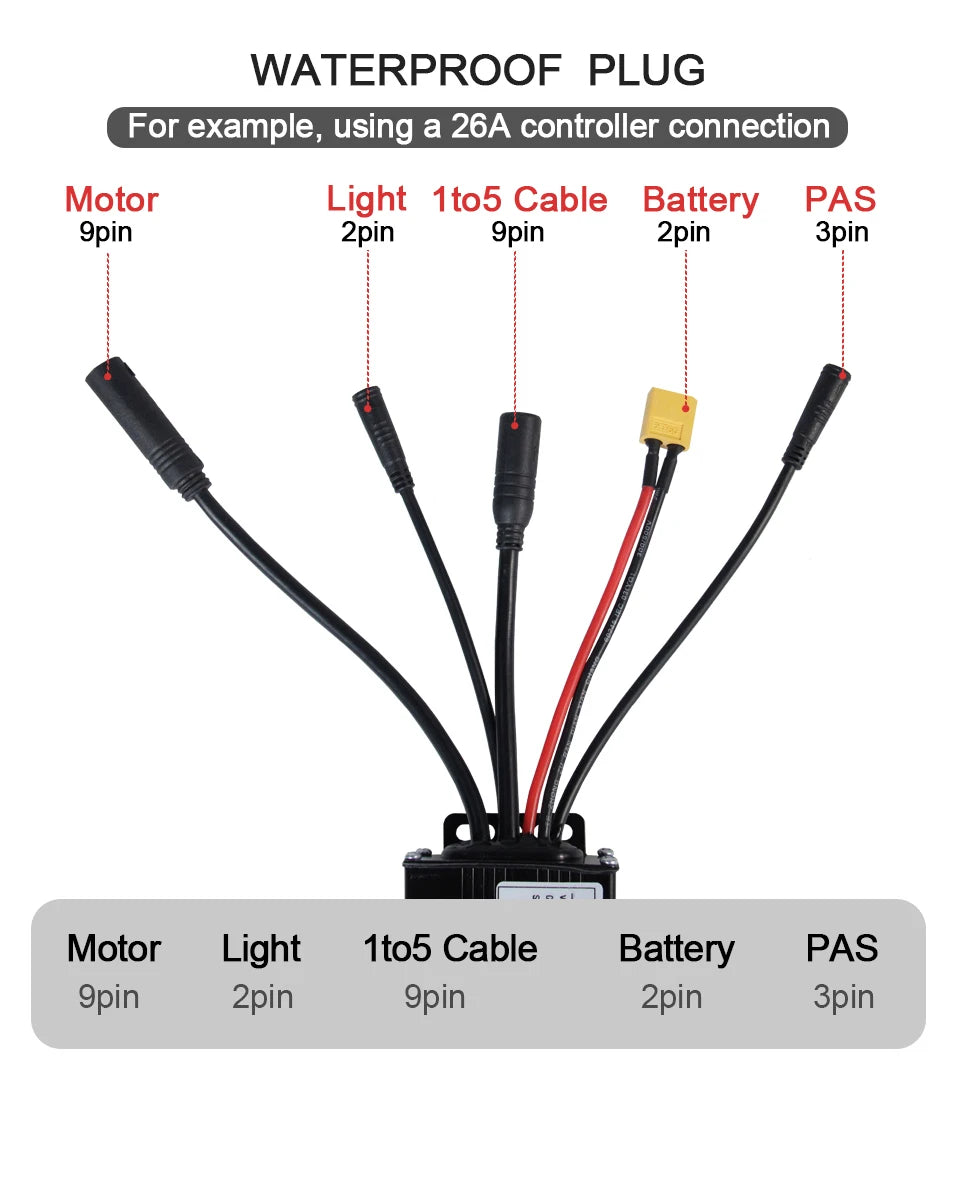 Three-Mode E-Bike Controller with S866 LCD Display My Store