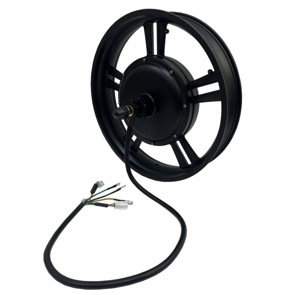 NBP 20inch 20x4.0 170/190mm Dropout 48-72v 2000W 3000W Rear integrated wheel no spoke hub Motor for Electric Fat Bike Snow Bike.