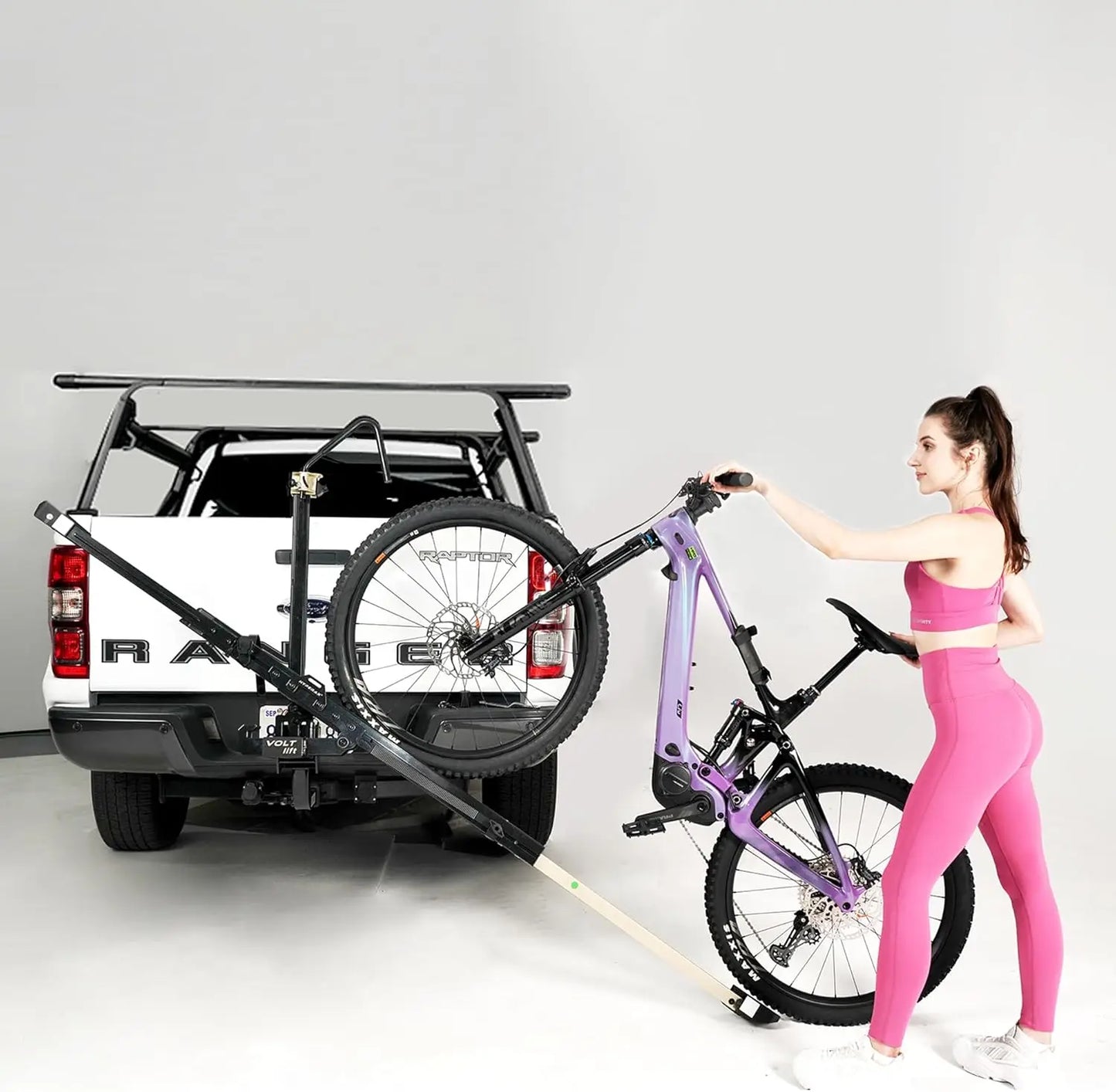 Volt Lift 1X RV Hitch Mounted E-Bike Rack – 80lbs Capacity