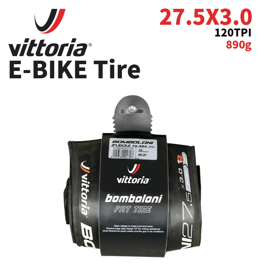 Vittoria Bomboloni 27.5x3.0 E-Bike Tire for Aggressive Trail Rides