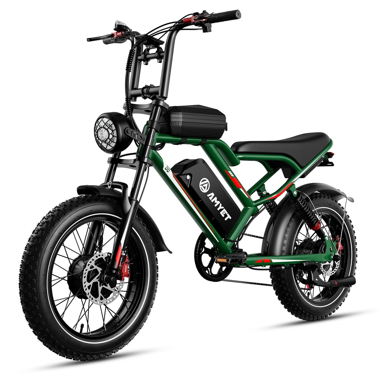 AMYET S8 Electric Bike 2000W Dual Motor 48V 25Ah | Free Shipping