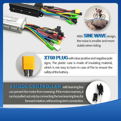 Electric Bicycle Three-Mode Sine Wave Controller My Store