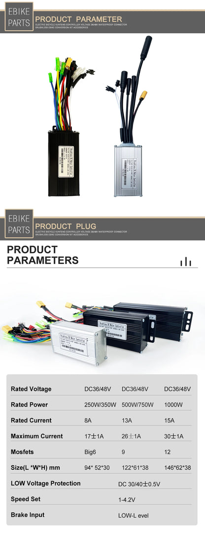 Three-Mode E-Bike Controller with S866 LCD Display My Store