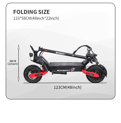 2400W Dual Motor Electric Scooter 40MPH