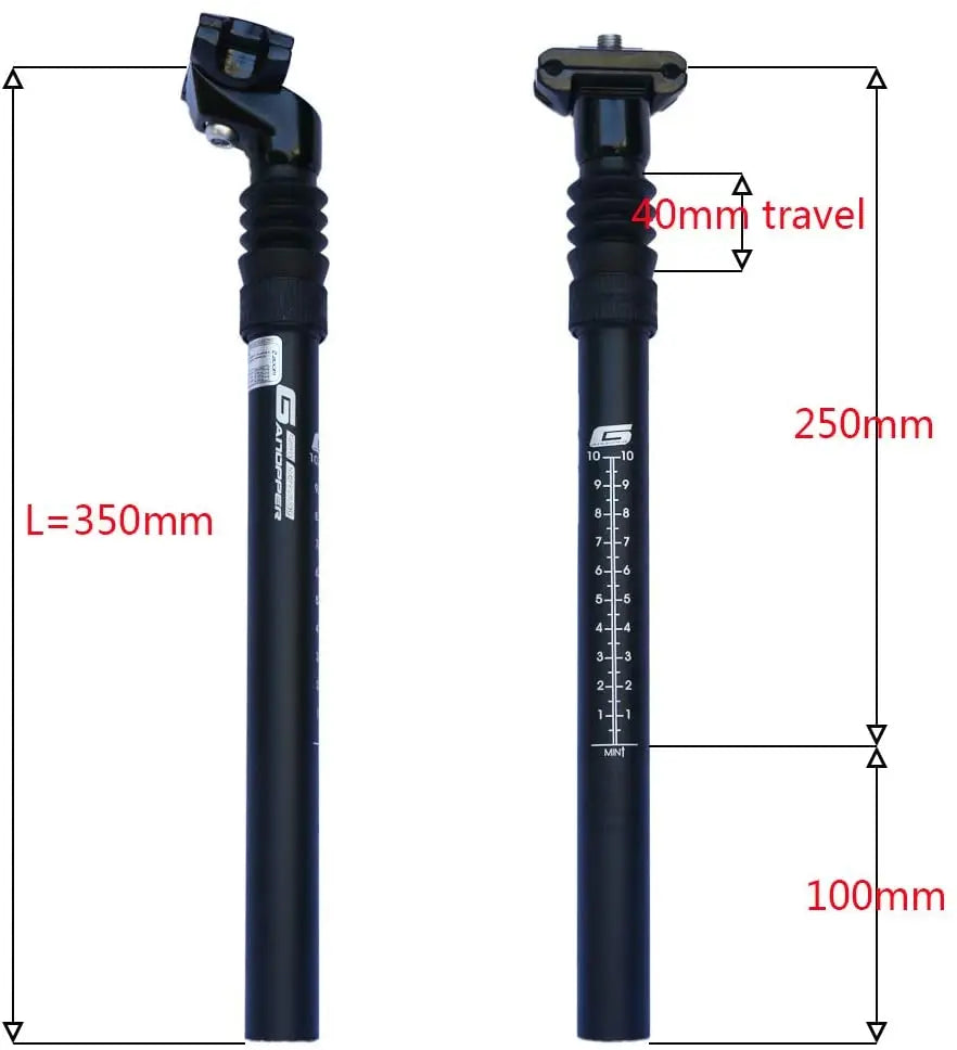 Upgrade Your Ride with the ZOOM MTB Suspension Seatpost.