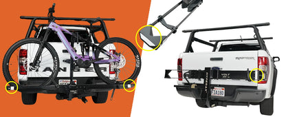 Volt Lift 1X RV Hitch Mounted E-Bike Rack – 80lbs Capacity