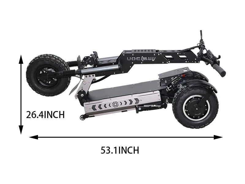 Arwibon MT30 6000W Adult Electric Scooter Electric Bikes & Accessories