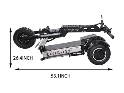 Arwibon MT30 6000W Adult Electric Scooter Electric Bikes & Accessories