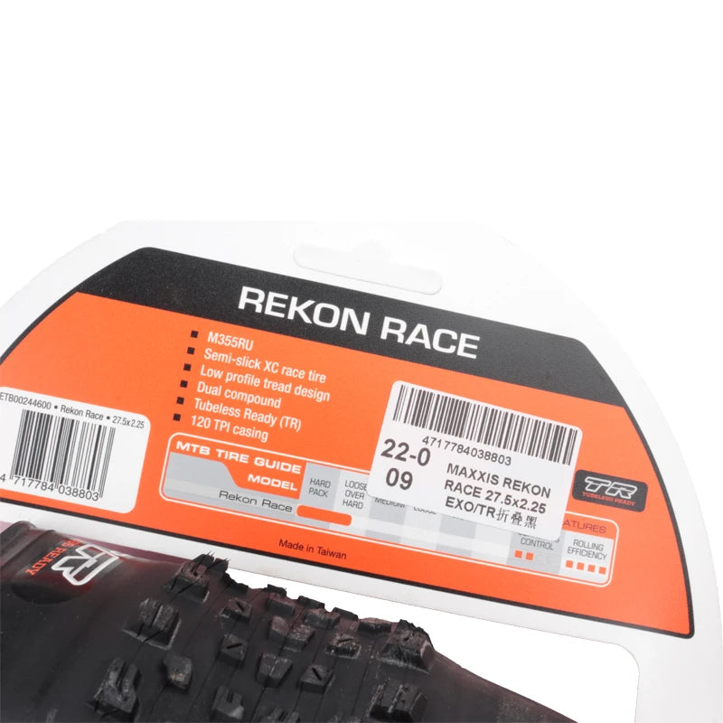 MAXXIS REKON RACE Mountain Bike Tire – 29x2.25 / 29x2.35 / 29x2.4 | Tubeless XC MTB Tire