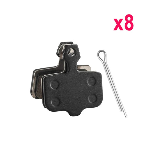 Buy 8 Pairs Semi-Metallic Bicycle Disc Brake Pads compatible with AVID Elixir R/CR/CR-MAG/E1/3/5/7/9, Sram X0, XX, DB1/3/5. Perfect for e-bikes and mountain bikes