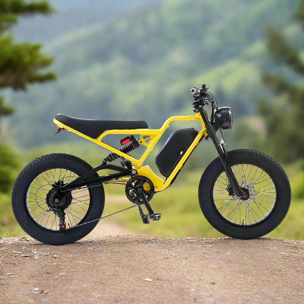 Off-road Electric bicycle 1500W Motor 48V18Ah Lithium Battery Hydraulic Suspension Fat Tire Electric bicycle Bike MountainE-bike Electric Bikes & Accessories